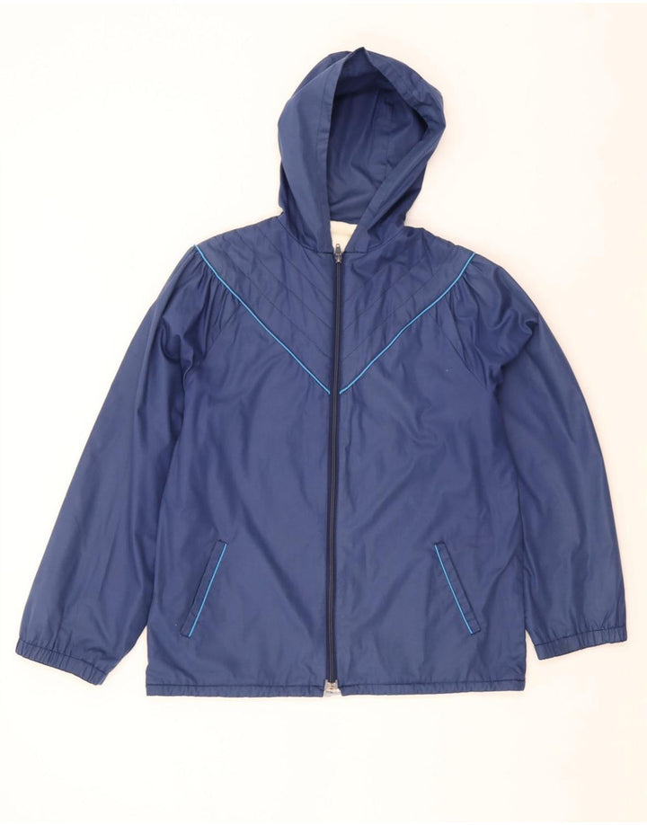 C & A Herren-Windjacke mit Kapuze, UK 36, Größe S, marineblau, Baumwolle
