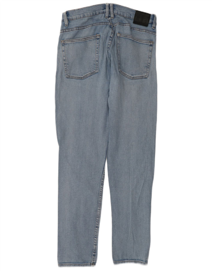Zara Herren Slim Jeans EU 42 Large W32 L32 Blaue Baumwolle