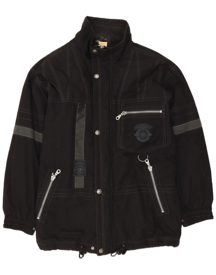 VINTAGE Herren Windjacke UK 42 XL Schwarz Polyester