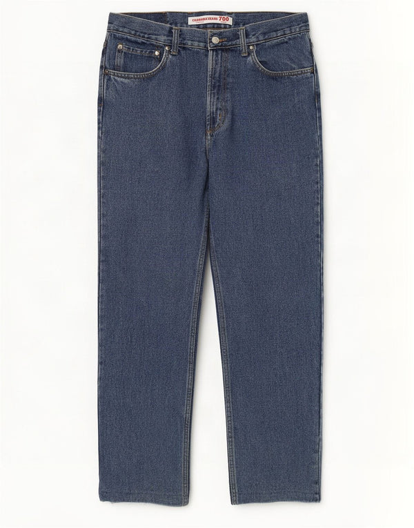 Carrera Damen 700 Straight Jeans W38 L30 Blaue Baumwolle