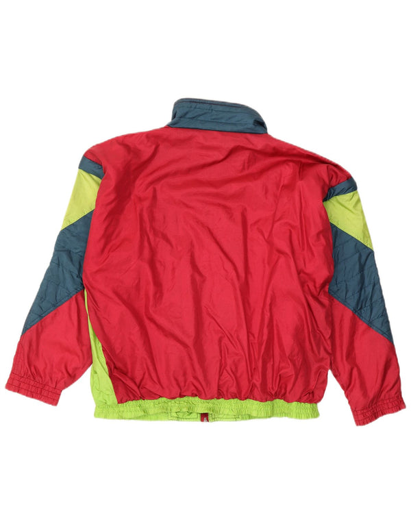 BASIC Herren-Trainingsanzug-Top-Jacke, groß, mehrfarbig, Farbblock