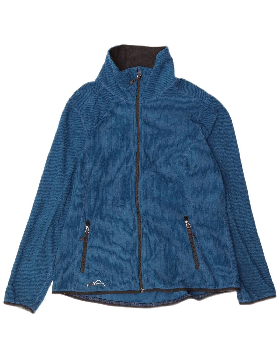EDDIE BAUER Damen Fleecejacke UK 18 XL Blau Polyester