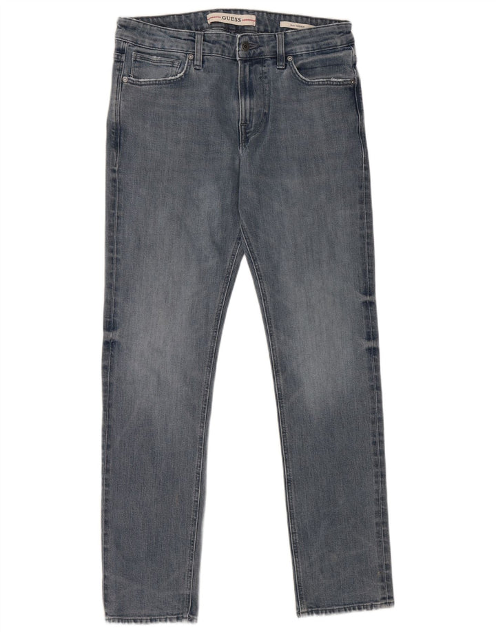 Guess Herren Slim Tapered Jeans W34 L31 Blau