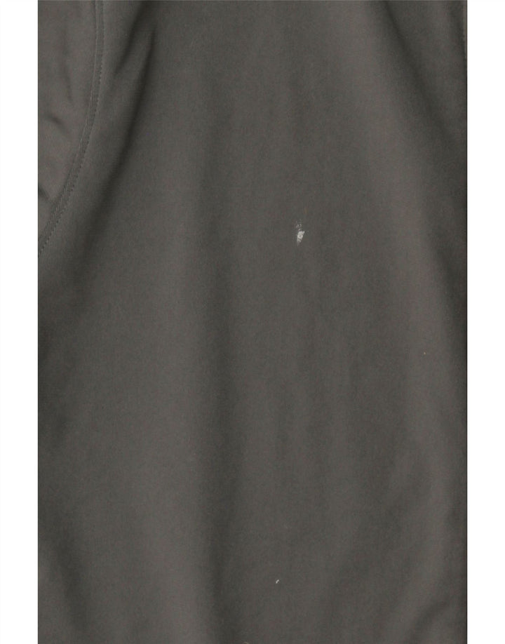 Under Armour Herren-Trainingsanzug-Oberjacke aus mittelgrauem Colourblock-Polyester