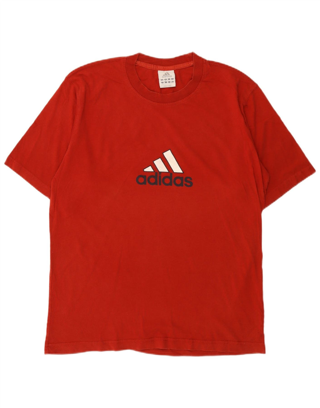 ADIDAS Herren Grafik T-Shirt Top UK 40/42 Mittelrot