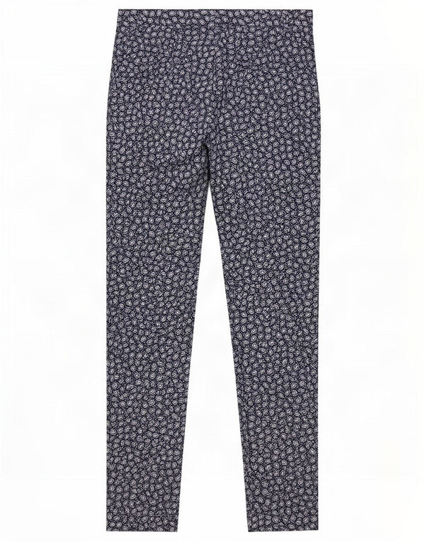 Massimo Dutti Damen Chinohose EU 38 Small W28 L27 Marineblau gepunktet