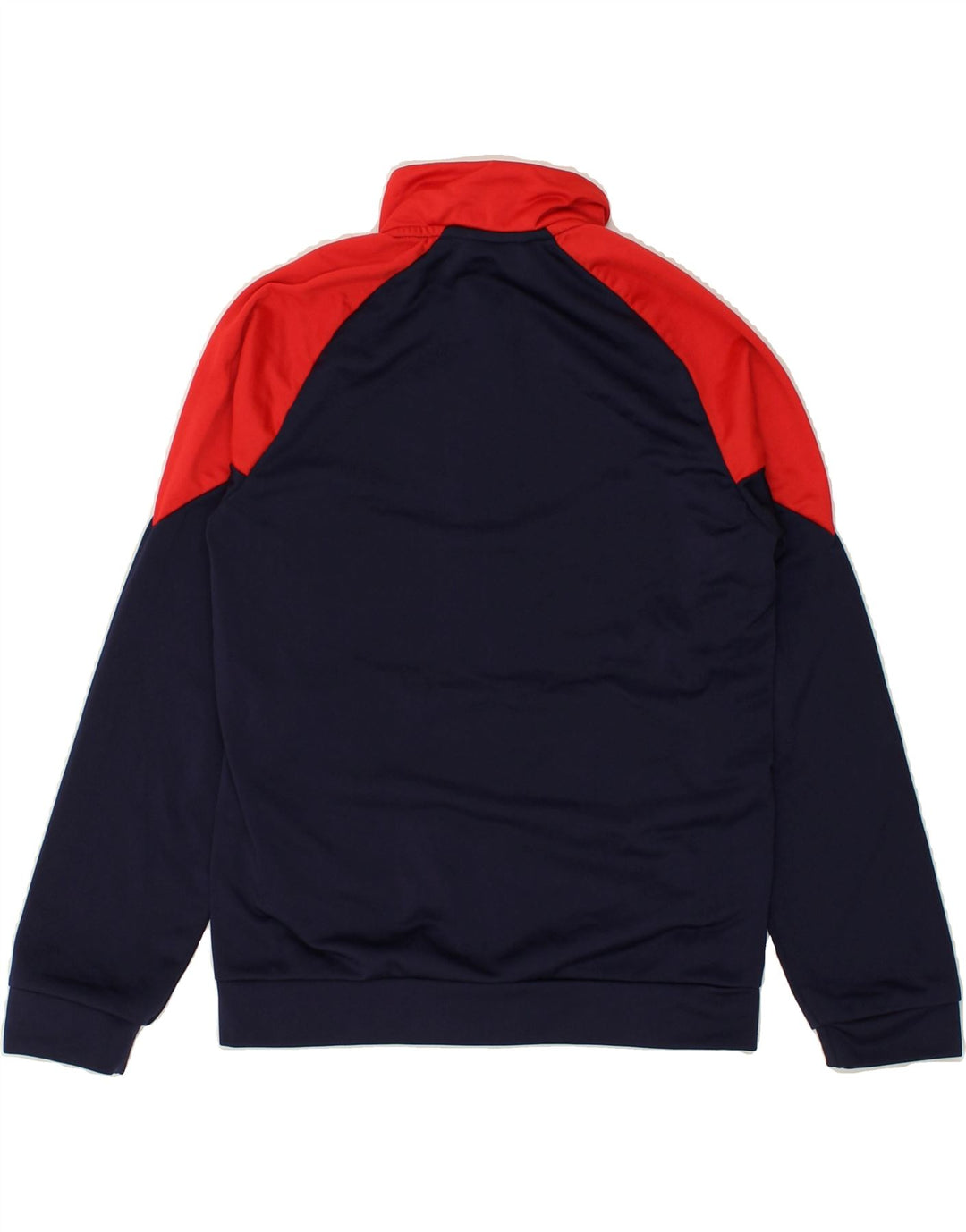 PUMA Boys Graphic Tracksuit Top Jacket 11-12 Years Navy Blue Colourblock | Vintage Puma | Thrift | Second-Hand Puma | Used Clothing | Messina Hembry 