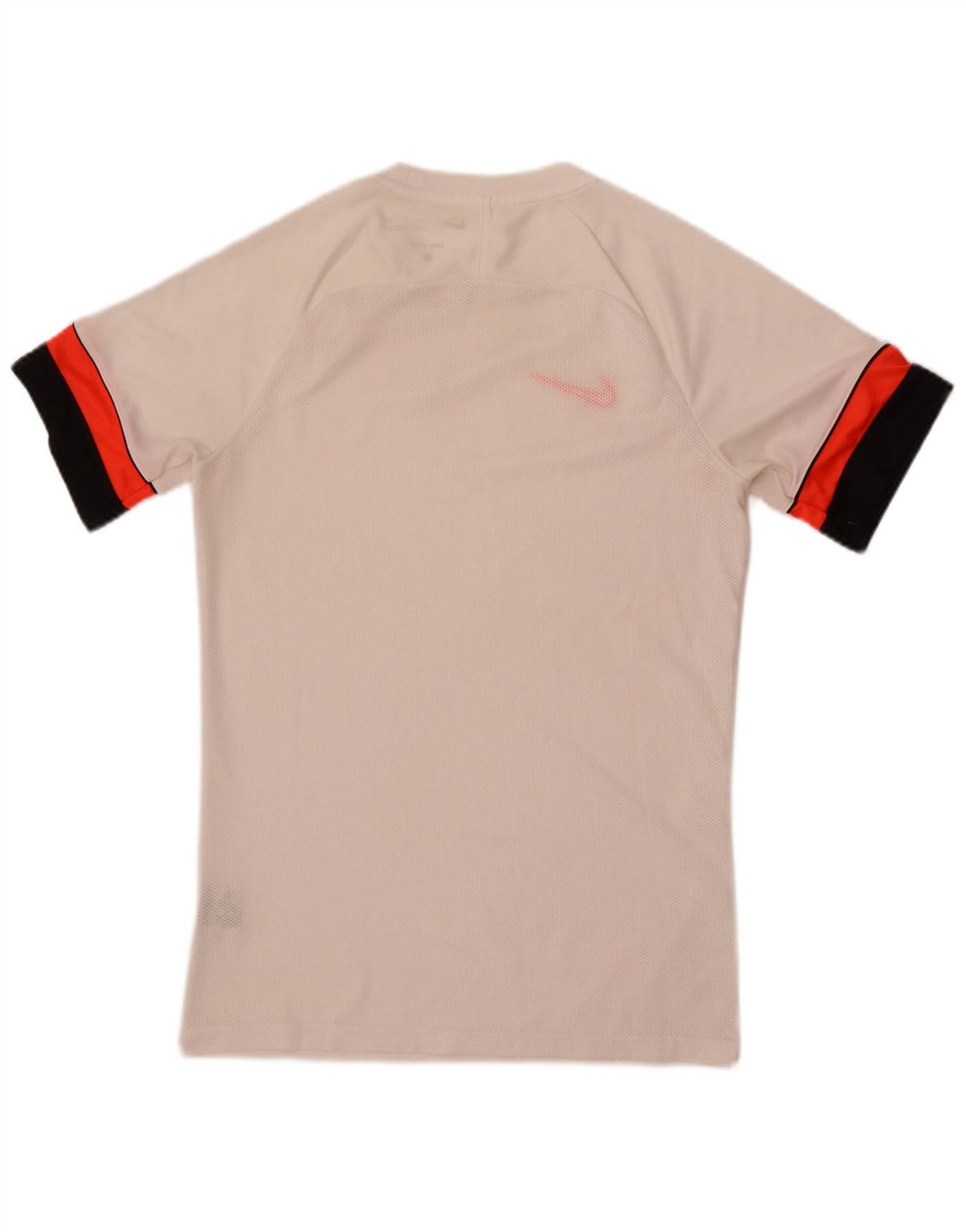 Nike Herren Dri Fit T-Shirt Top Small Weiß Colourblock Polyester
