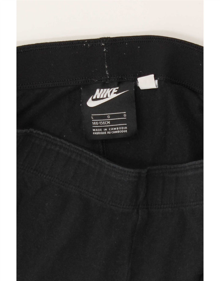 Nike Mädchen-Leggings mit Grafik, 12–13 Jahre, Größe L, Schwarz
