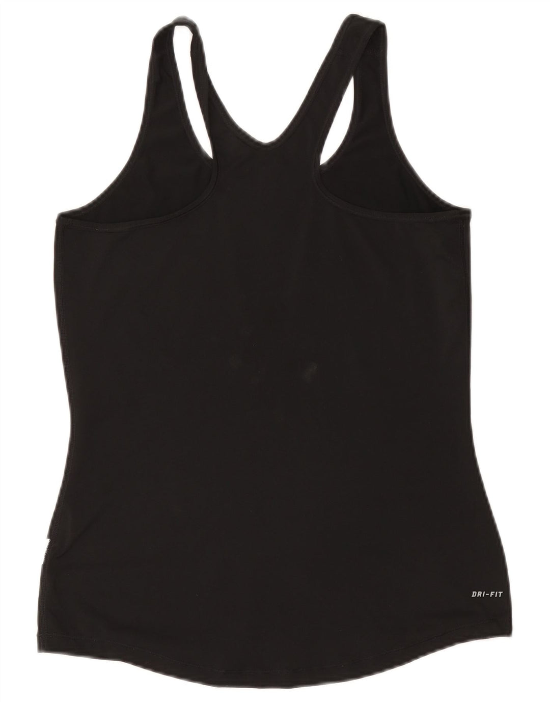 Nike Damen Dri Fit Graphic Vest Top UK 14 Large Schwarz