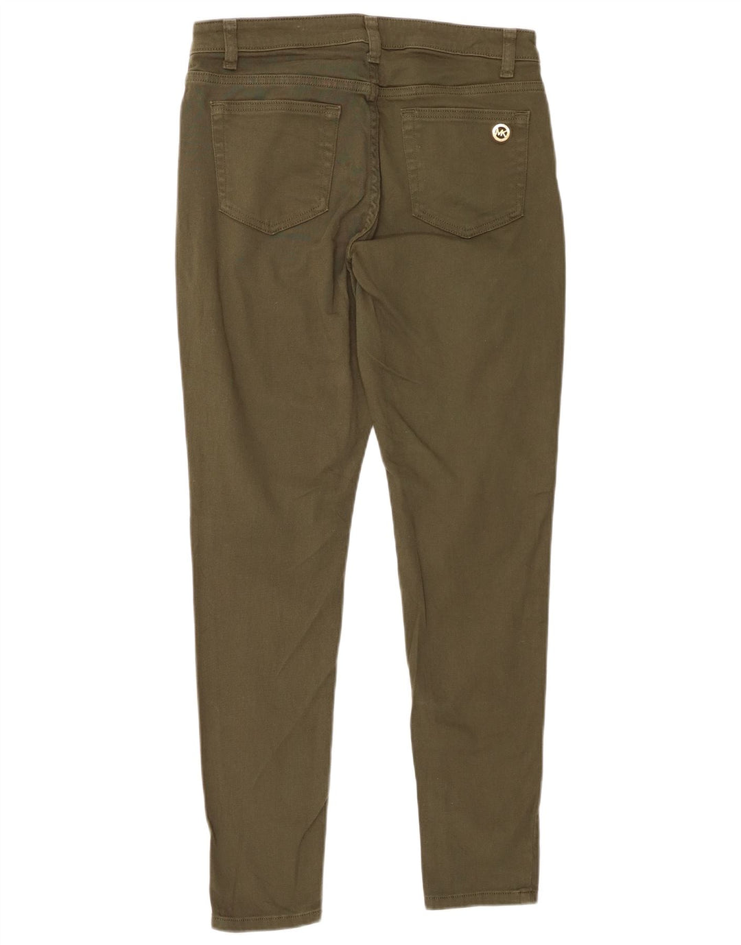 MICHAEL KORS Damen Skinny Freizeithose US 8 Medium W28 L29 Khaki