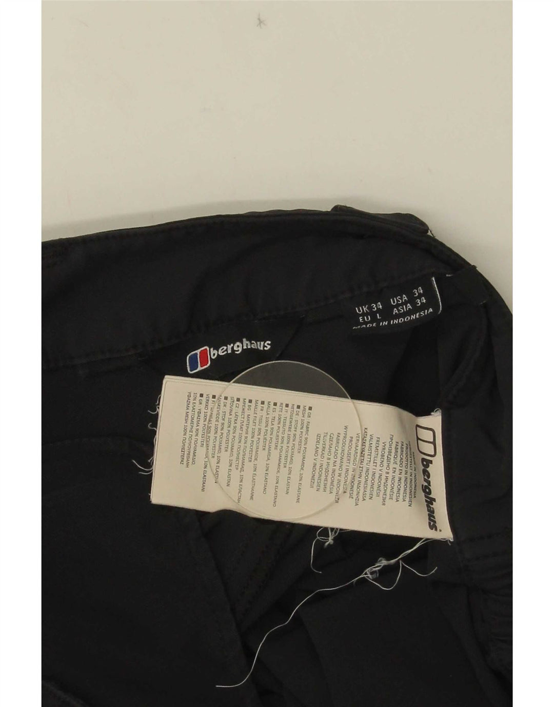 Berghaus Herren Straight Cargo Hose W34 L30 Grau Polyamid