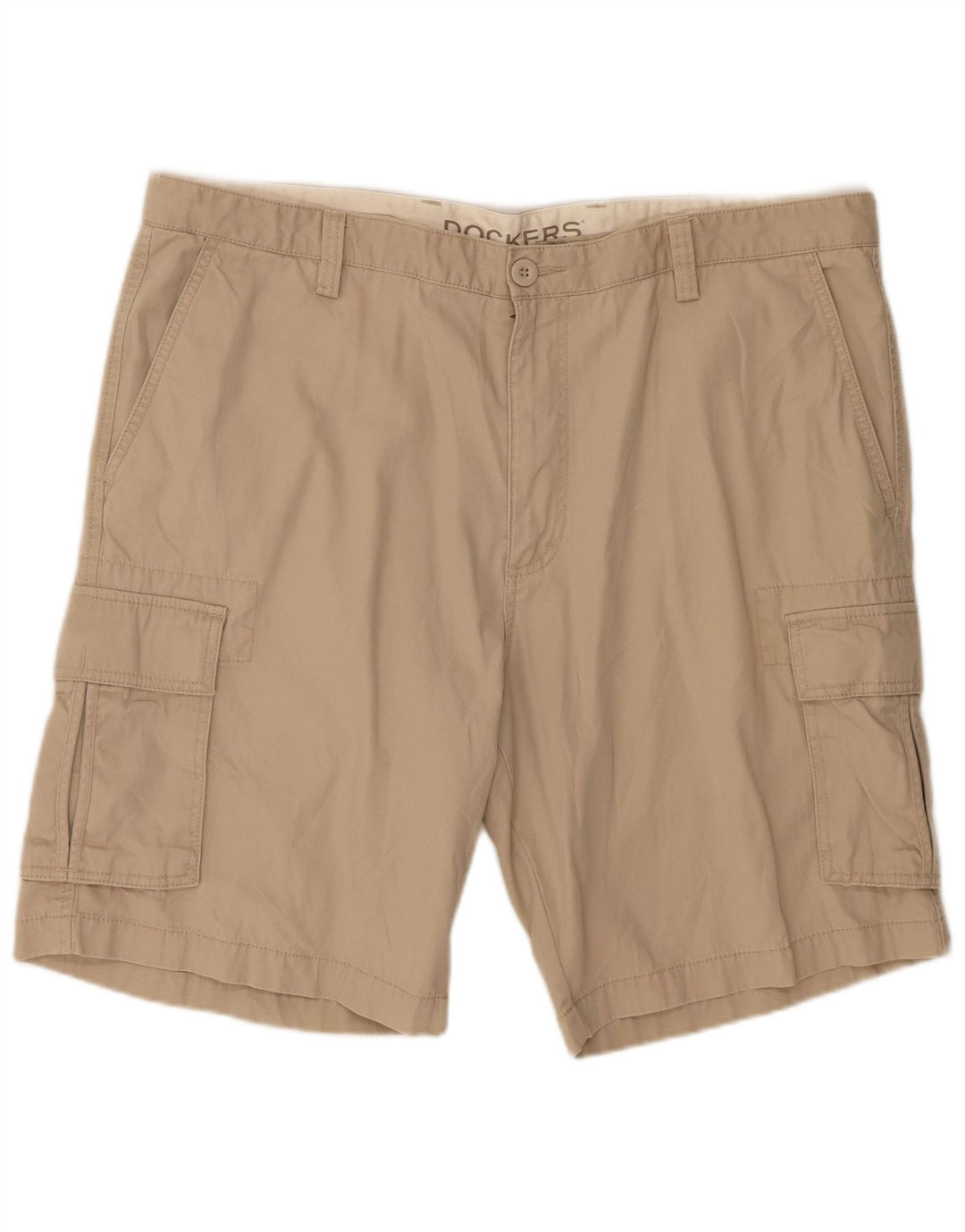 Dockers Herren Cargoshorts W42 2XL Beige Baumwolle