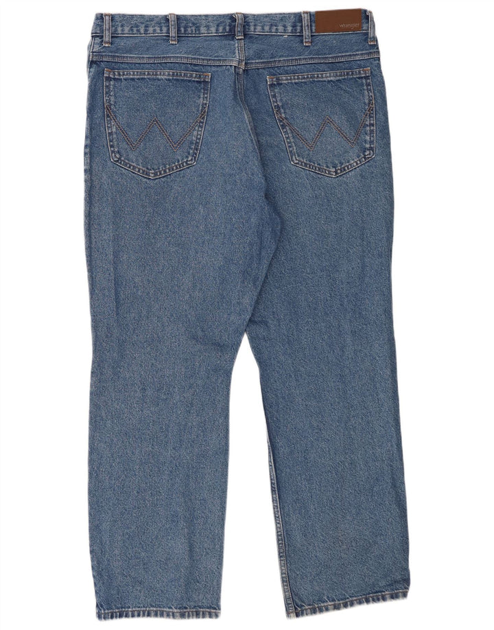 Wrangler Herren Straight Jeans W40 L30 Blaue Baumwolle
