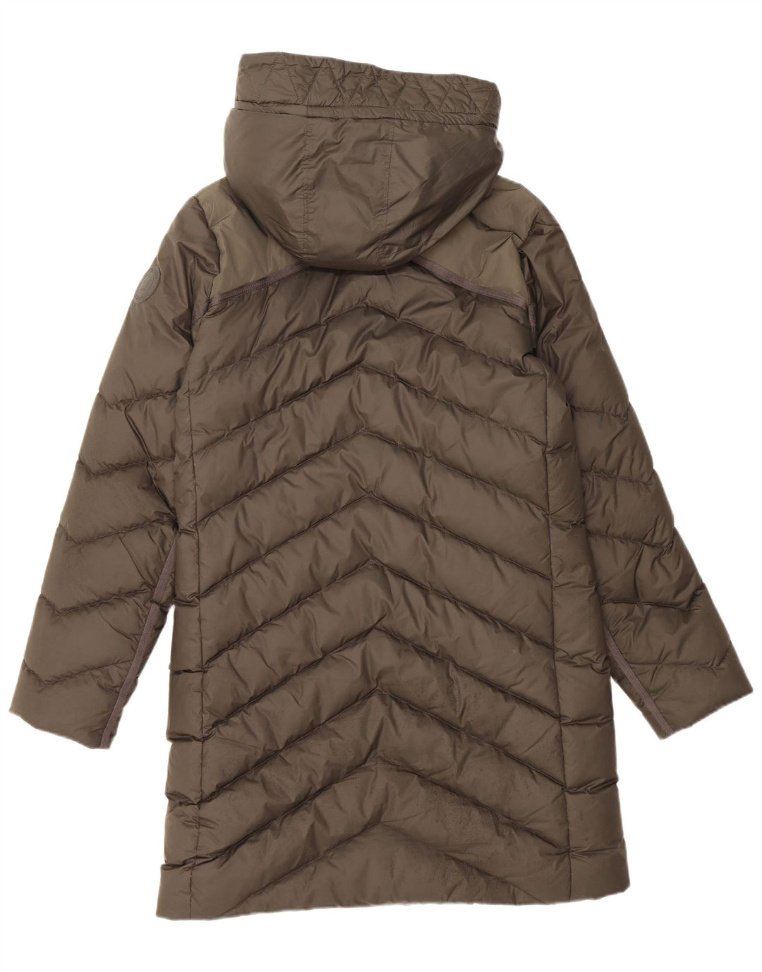 G-STAR Wattierter Damenmantel mit Kapuze, UK 14, mittleres Khaki, Polyester