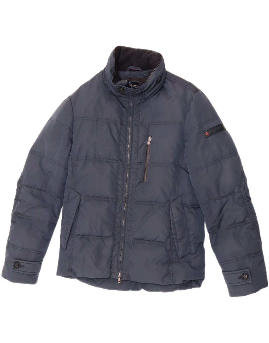 PEUTEREY Wattierte Herrenjacke UK 36 Small Marineblau Polyamid