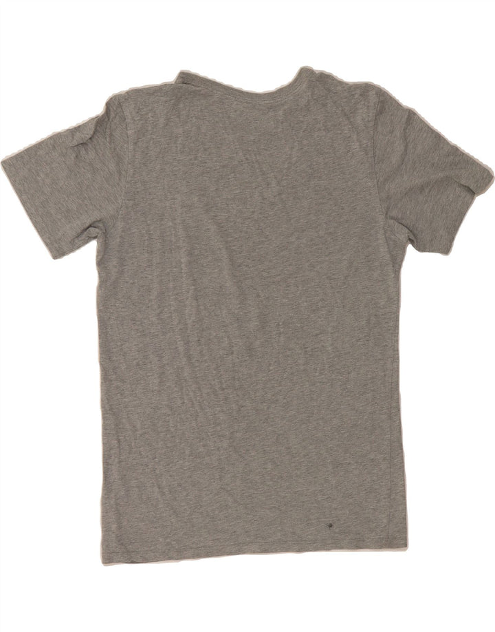 NIKE Womens Athletic Cut Graphic T-Shirt Top UK 10 Small Grey Vintage Nike and Second-Hand Nike from Messina Hembry 
