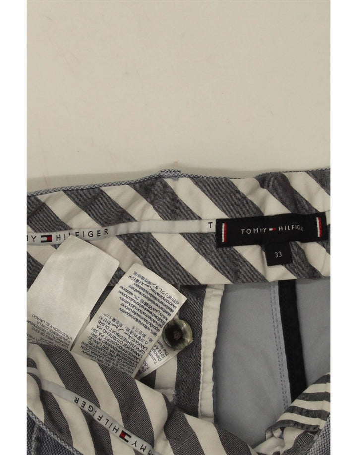 Tommy Hilfiger Herren Chinoshorts W33 mittelblaue Baumwolle