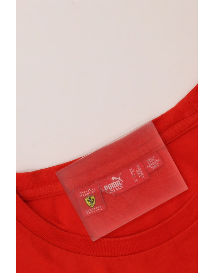 PUMA Herren Ferrari T-Shirt Top XL Rot