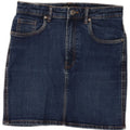 Zara Damen Mini-Jeansrock Medium W28 Blau