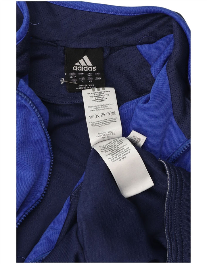 Adidas Herren Climacool Trainingsanzug Top Jacke UK 42/44 Large Blue Colourblock