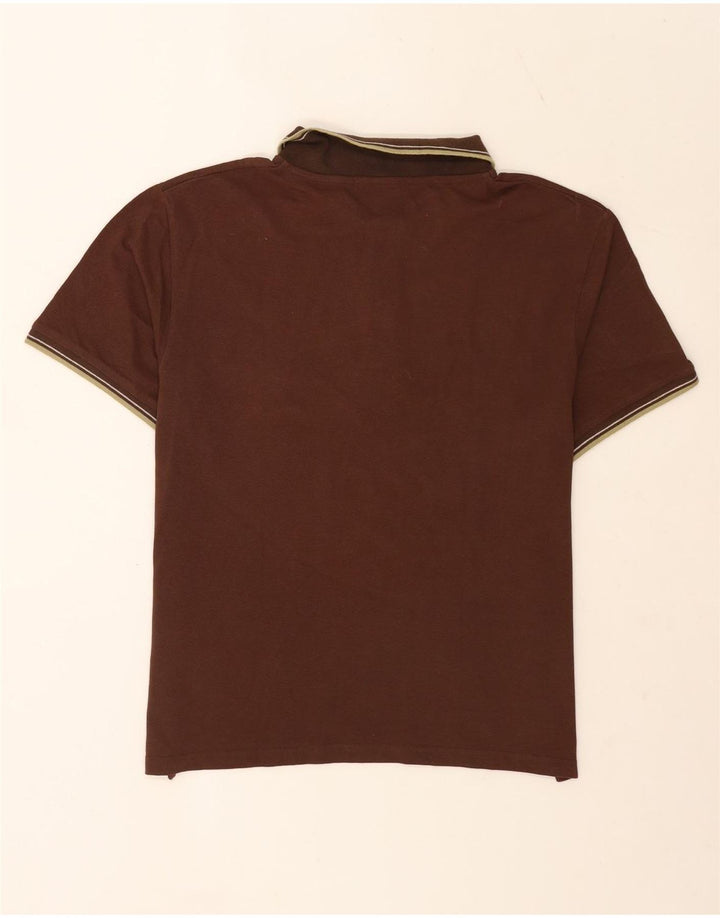 Trussardi Herren Poloshirt XL Braun gestreift