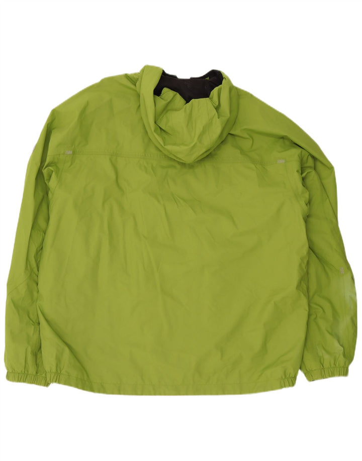 Timberland Herren-Regenjacke mit Kapuze, UK 44, 2XL, grünes Polyester