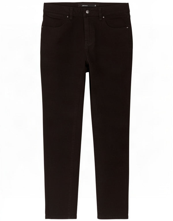 Karen Millen Damen Slim Casual Hose UK 14 Large W32 L30 Schwarz