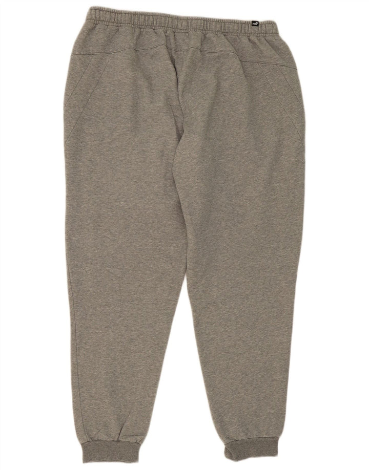 PUMA Herren Graphic Trainingshose Jogger 2XL Grau Baumwolle