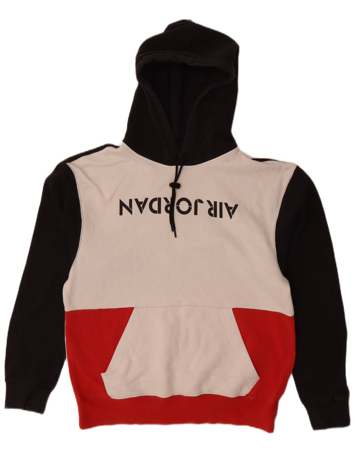 Jordan Herren-Kapuzenpullover mit Grafik, mittelgroß, mehrfarbig, Farbblock