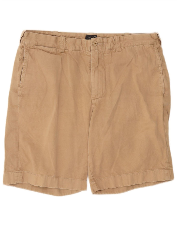 J. Crew Herren Stanton Chino Shorts W34 Large Beige Baumwolle