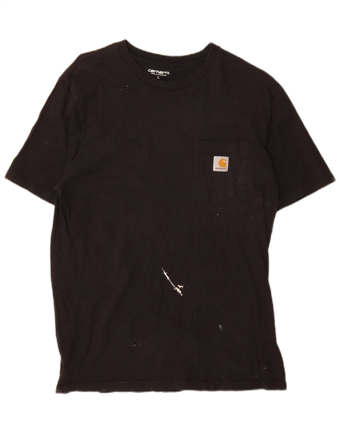 Carhartt Herren T-Shirt Top Large Schwarz Baumwolle