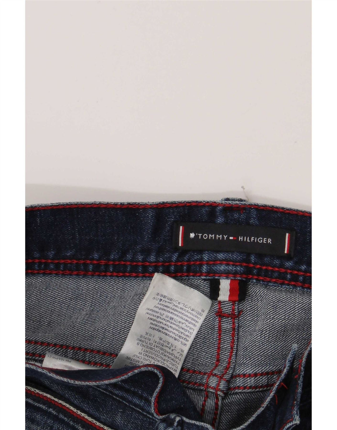 Tommy Hilfiger Damen Bleecker Slim Jeans W13 L28 Blaue Baumwolle
