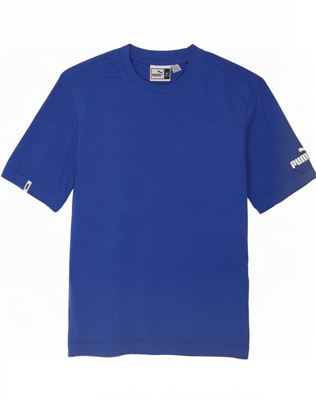 Puma Herren T-Shirt Top XS Blau Baumwolle