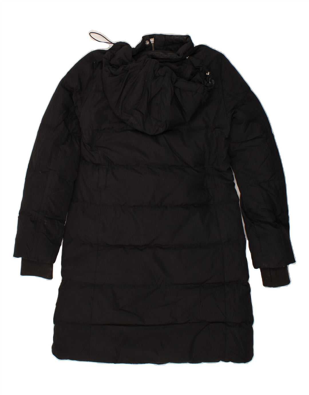 J. CREW Womens Hooded Padded Jacket UK 6 XS Black Polyester Vintage J. Crew and Second-Hand J. Crew from Messina Hembry 