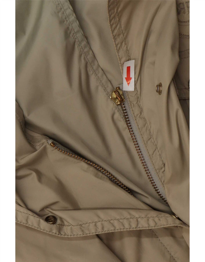 Cerruti 1881 Damen Utility-Jacke IT 44 Medium Beige Nylon