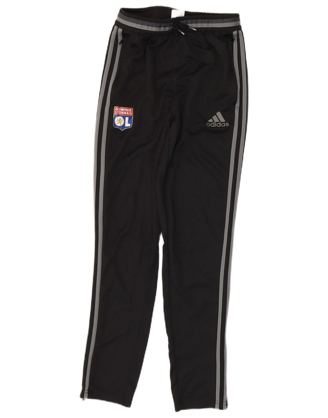 ADIDAS Jungen Olympique Lyonnais Trainingshose, 13–14 Jahre, Schwarz