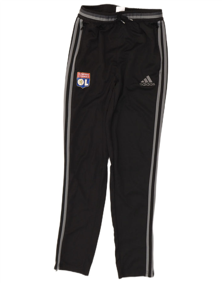 ADIDAS Jungen Olympique Lyonnais Trainingshose, 13–14 Jahre, Schwarz