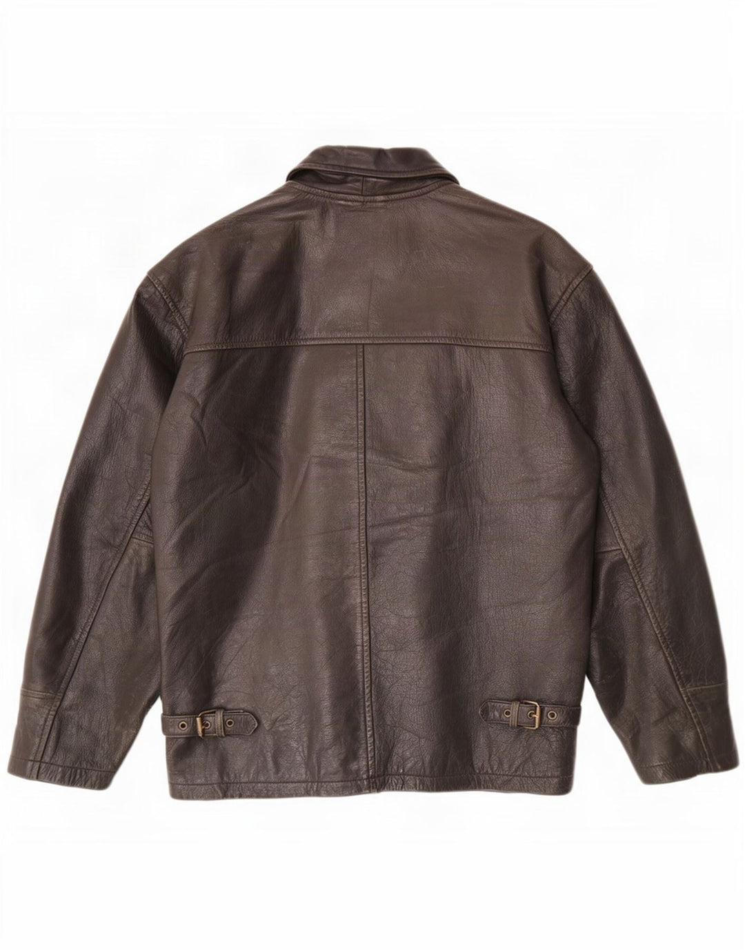 Bomb Boogie Herren Lederjacke UK 36 Small Braun