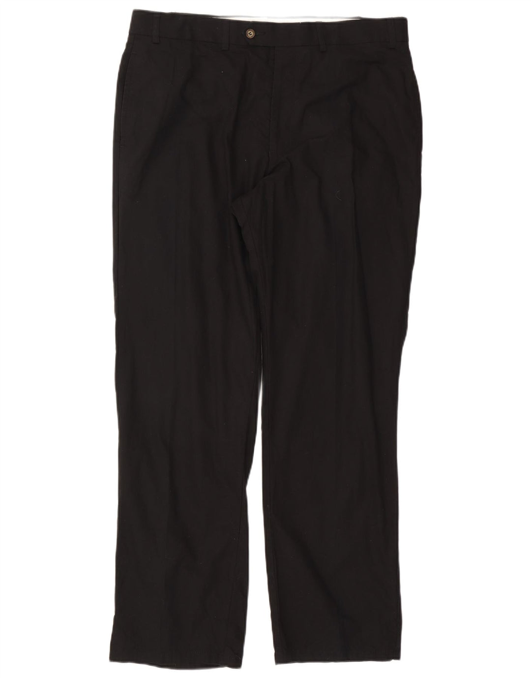 Marks & Spencer Herren Blue Harbour Straight Anzughose W38 L31 Schwarz