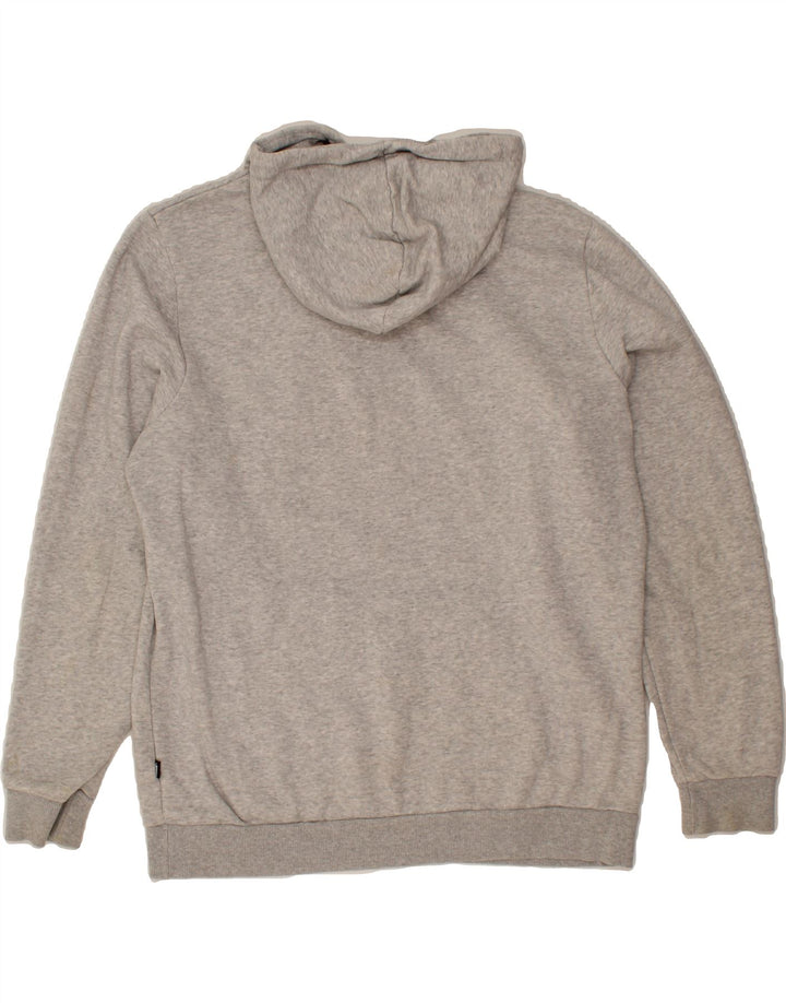 PUMA Mens Graphic Hoodie Jumper Large Grey Cotton Vintage Puma and Second-Hand Puma from Messina Hembry 