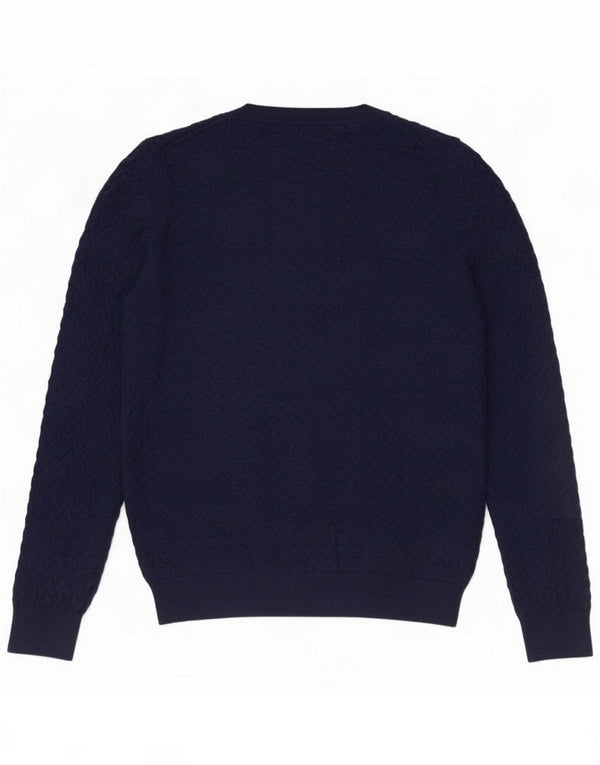 Crew Clothing Damen-Pullover mit V-Ausschnitt, UK 14, mittleres Marineblau
