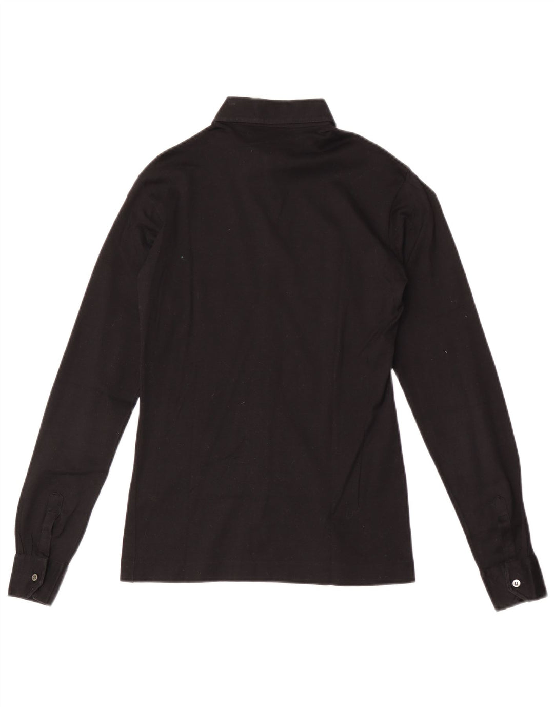 Vintage Damen Shirt UK 10 Small Schwarz