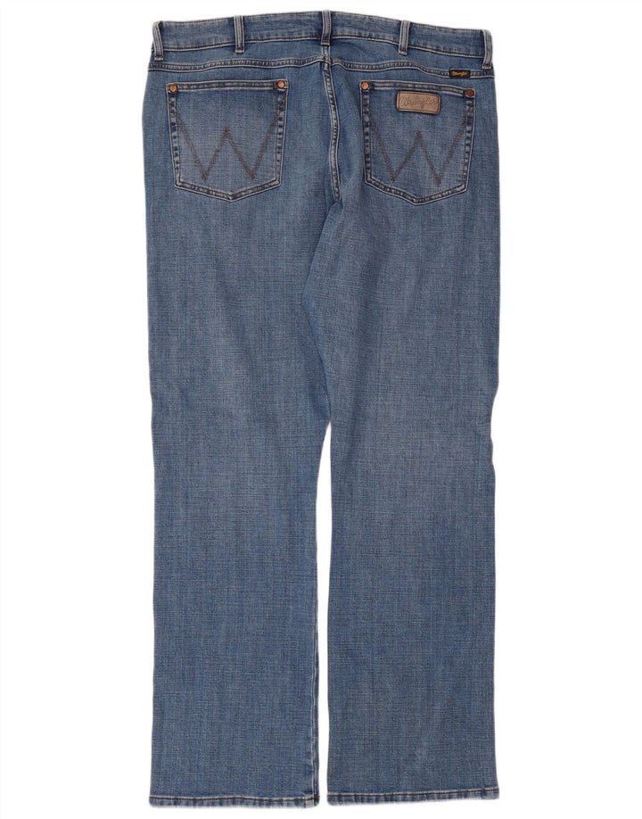 Wrangler Herren Texas Straight Jeans W38 L32 Blau