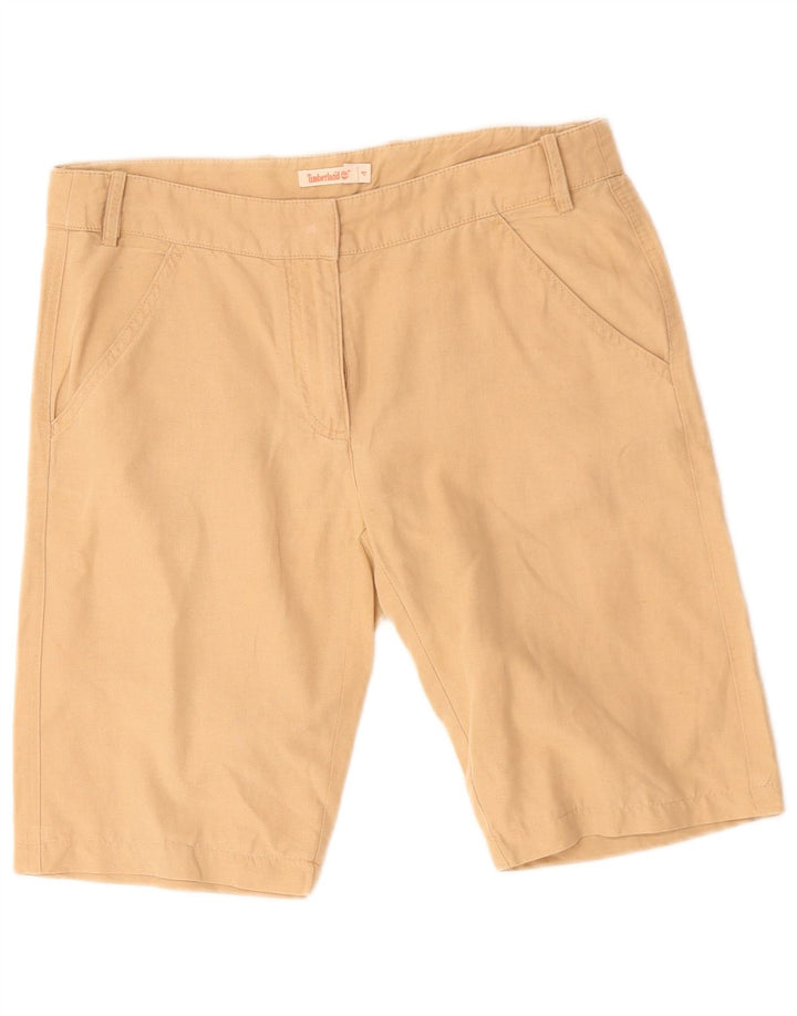 Timberland Damen Chinoshorts US 4 Small W27 Beige Baumwolle