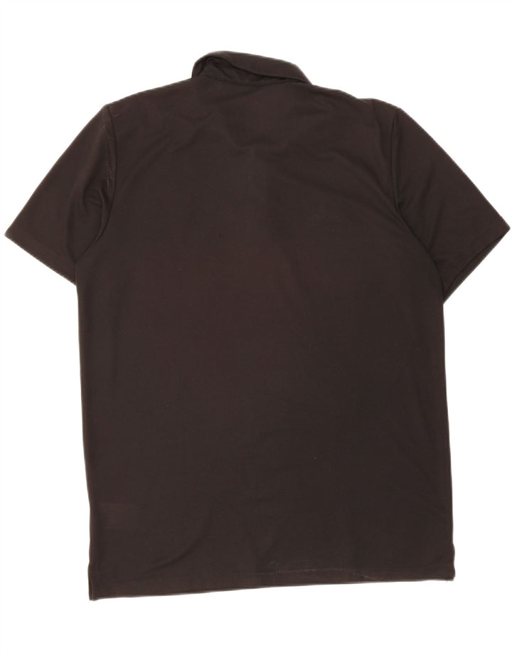 ADIDAS Mens Climalite Polo Shirt Large Black Polyester Vintage Adidas and Second-Hand Adidas from Messina Hembry 