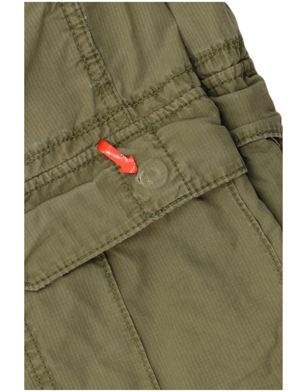 Tommy Hilfiger Herren Cargo-Shorts W34, große Khaki-Baumwolle