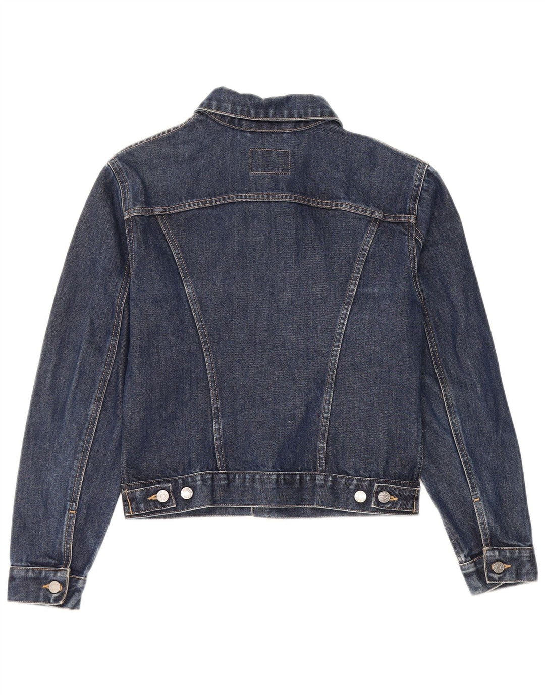 Rifle Womens Crop Denim Jacke UK 6 XS Blaue Baumwolle