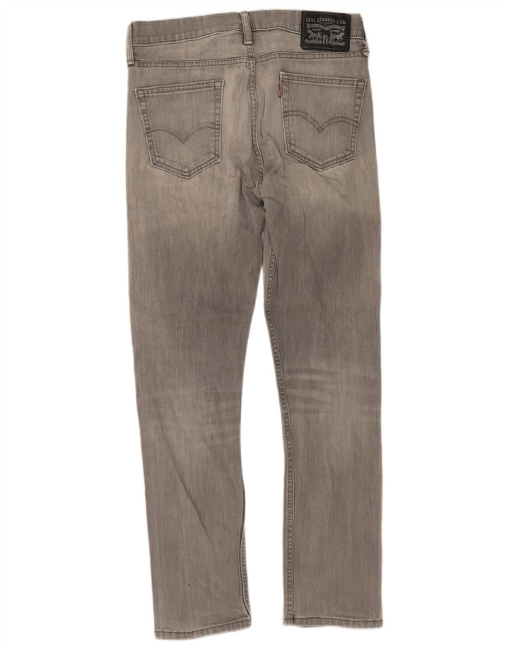 Levi's Herren Slim Jeans W30 L30 Graue Baumwolle