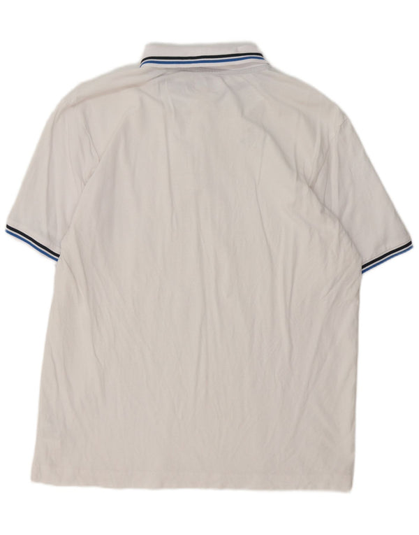 Kappa Herren Poloshirt 2XL Weiße Baumwolle